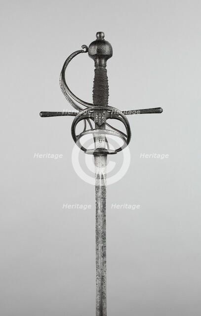 Rapier, Italy, 1610-20. Creator: Unknown.