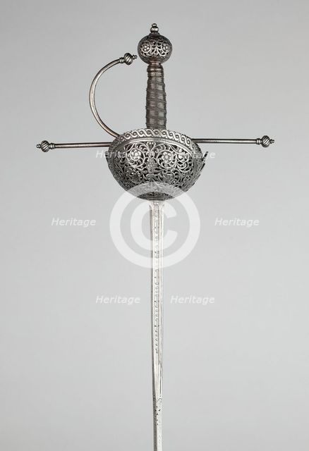 Rapier, Italy, 1640/60. Creator: Unknown.