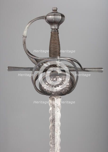 Rapier, Italian, ca. 1620-40. Creator: Unknown.