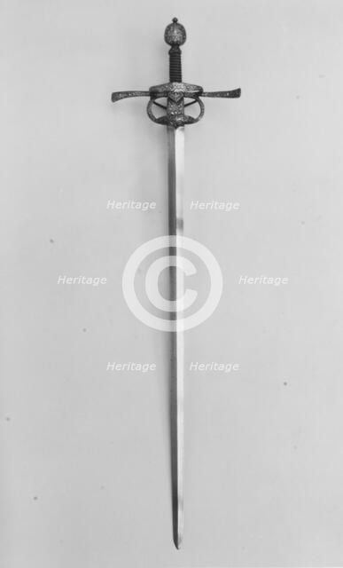 Rapier, probably German, early 17th century. Creator: Unknown.