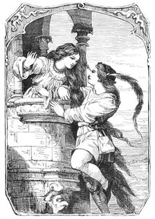 Rapunzel 1901. Artist: Edward Henry Wehnert