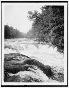 Raquette Falls, Adirondack Mts., N.Y., c1902. Creator: William H. Jackson
