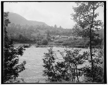 Raquette Falls House, Adirondack Mountains, (1902?). Creator: William H. Jackson