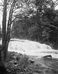 Raquette River, Buttermilk Falls, Adirondacks, N.Y., between 1900 and 1910. Creator: Unknown