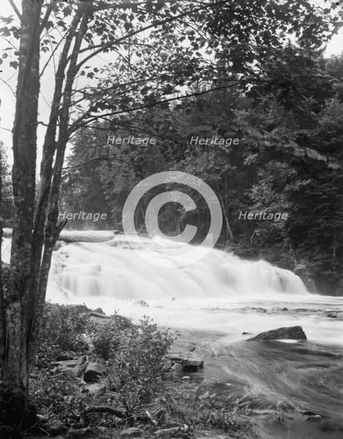 Raquette River, Buttermilk Falls, Adirondacks, N.Y., between 1900 and 1910. Creator: Unknown.