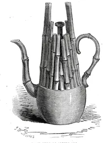 Rare Chinese coffee-pot, 1845. Creator: John Wykeham Archer