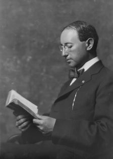 Rasenbach, Abraham S.W., Dr., portrait photograph, 1917 or 1918. Creator: Arnold Genthe