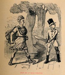 Rash Act of Gaius Gracchus 1852. Artist: John Leech