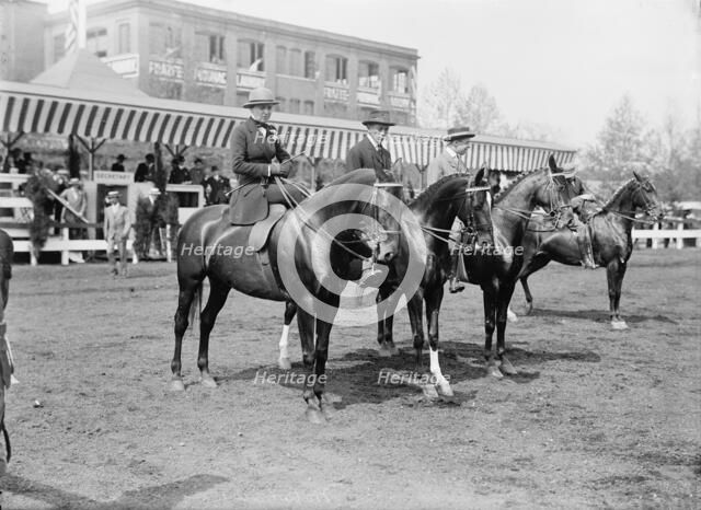 Rasmussen, Miss Elen - Horse Show, 1914. Creator: Harris & Ewing.