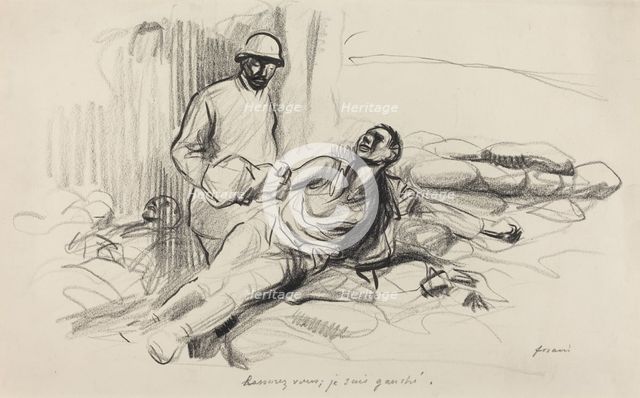 Rassurez vous; je suis gauche., c. 1914/1919. Creator: Jean Louis Forain.