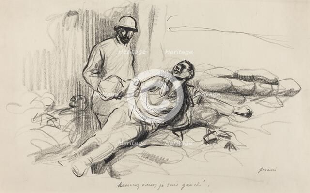 Rassurez vous; je suis gauche., c. 1914/1919. Creator: Jean Louis Forain.