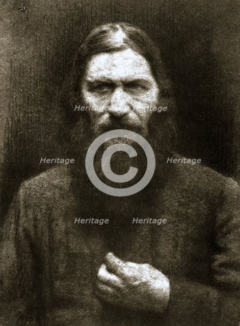 Rasputin, Russian mystic, early 20th century.  Creator: Unknown.