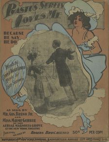 Rastus surely loves me 1899. Creator: Unknown