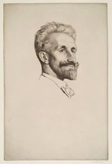 R.B. Cunninghame Graham, 1898. Creator: William Strang