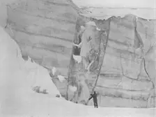 Re-Cemented Crevasse c1911, (1913). Artist: G Murray Levick
