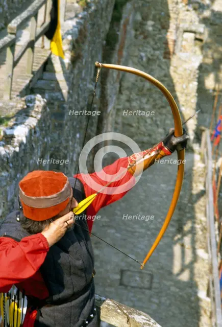 Re-enactment event at Carisbrooke Castle, Isle of Wight, c1980-c2017. Artist: Unknown.