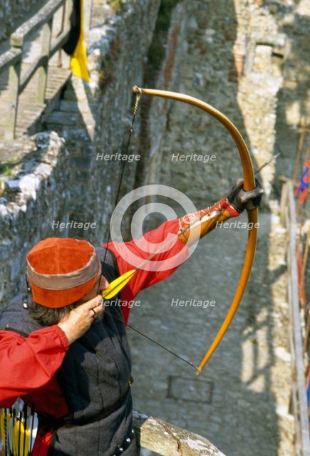 Re-enactment event at Carisbrooke Castle, Isle of Wight, c1980-c2017. Artist: Unknown.
