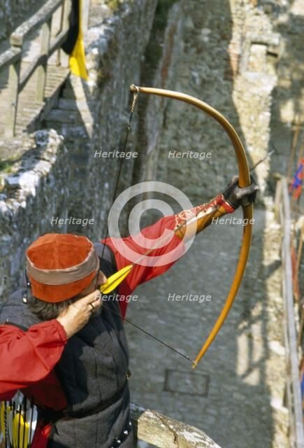 Re-enactment event at Carisbrooke Castle, Isle of Wight, c1980-c2017. Artist: Unknown.
