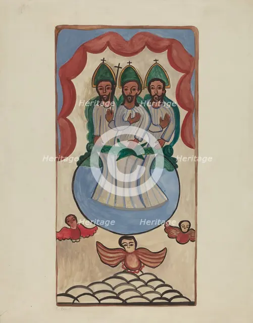 Retabla of the Trinity, c. 1936. Creator: E. Boyd.