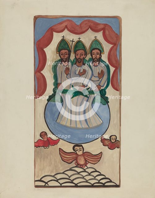 Retabla of the Trinity, c. 1936. Creator: E. Boyd.