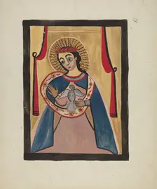 Retabla of Holy Ghost, c. 1936. Creator: E. Boyd