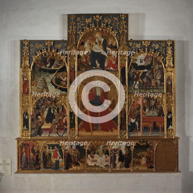 Retable with Scenes from the Life of Saint Andrew, ca. 1420-30. Creator: Master of Roussillon.