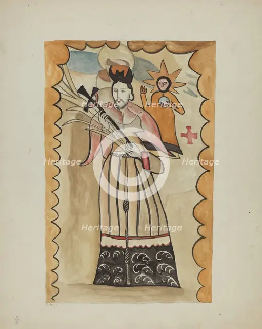 Retablo, 1935/1942. Creator: E. Boyd.