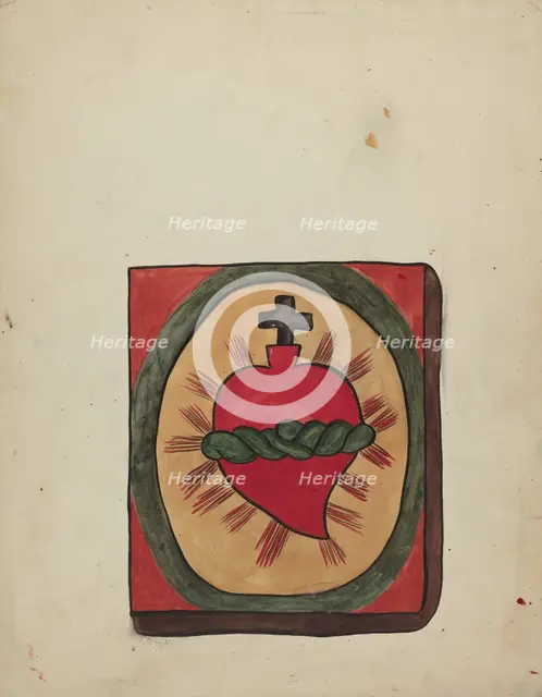 Retablo, 1935/1942. Creator: E. Boyd.