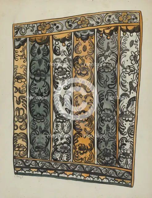 Retablo, 1935/1942. Creator: E. Boyd.