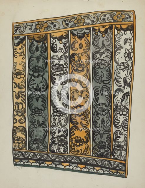 Retablo, 1935/1942. Creator: E. Boyd.
