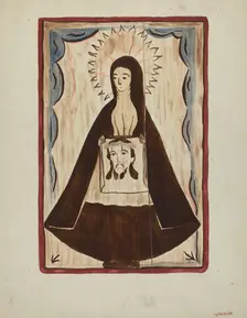 Retablo, 1935/1942. Creator: Marjery Parish