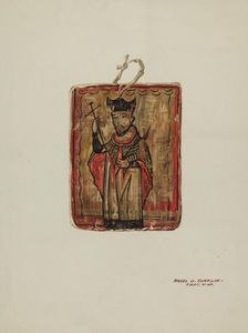 Retablo, 1935/1942. Creator: Majel G. Claflin