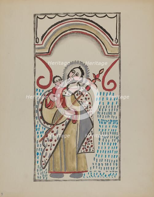 Retablo, 1935/1942. Creator: Unknown.