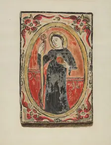 Retablo, 1937. Creator: Ranka S. Woods