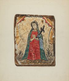 Retablo, 1937. Creator: Ranka S. Woods
