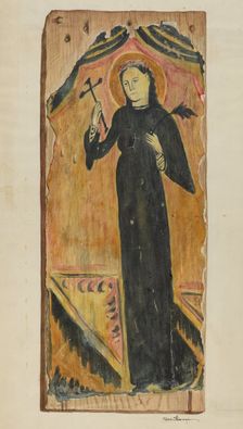 Retablo, c. 1939. Creator: Carl O'Bergh