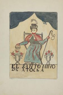 Retablo-Child's Saint, 1935/1942. Creator: E. Boyd