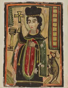 Retablo - St. Procopio, 1935/1942. Creator: Majel G. Claflin