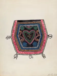 Reticule, c. 1936. Creator: Ann Gene Buckley