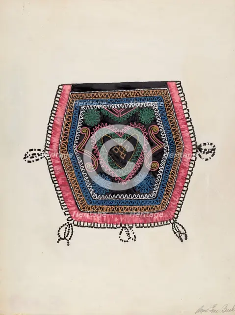 Reticule, c. 1936. Creator: Ann Gene Buckley.