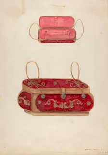 Reticule, c. 1937. Creator: Ann Gene Buckley