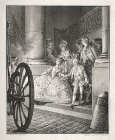 Rêtif de la Bretonne: The Little Godparents, 1777. Creator: Jean-Michel the Younger Moreau (French, 1741-1814)