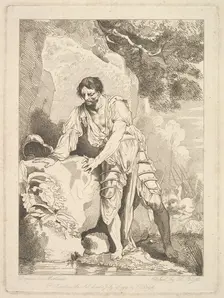 Retiring Wounded from Battle, July 19, 1779. Creator: Robert Blyth