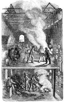 Retort House, Great Central Gas Works, Bow Common, London, 1866