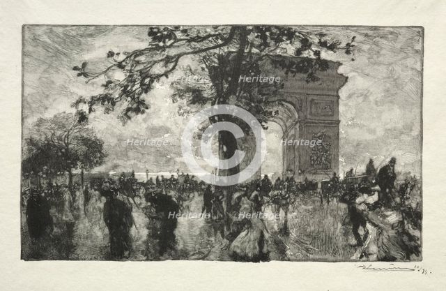 Retour du Bois. Creator: Auguste Louis Lepère (French, 1849-1918).