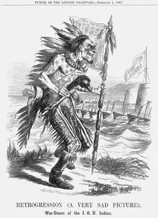 Retrogression (A Very Sad Picture) 1862. Creator: Unknown
