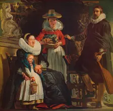 Retrato de Familia (Painter's Family), 1612-1622, (c1934). Artist: Jacob Jordaens