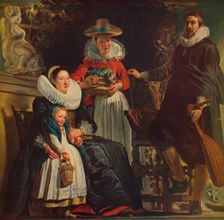 Retrato de Familia (Painter's Family), 1612-1622, (c1934). Artist: Jacob Jordaens