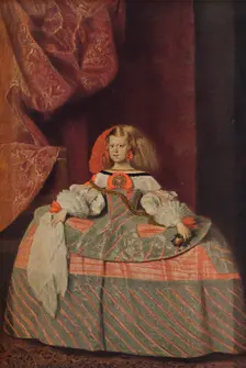 Retrato de la Infanta Dona Margarita (Portriat of Infanta Margarita Teresa), 1660, (c1934). Artist: Diego Velasquez