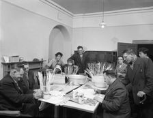 Retraining at a paraplegic centre in Pontefract, West Yorkshire, 1960. Artist: Michael Walters